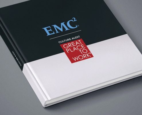 Diseñamos el documento corporativo Culture Audit Spain 2014 de la empresa EMC2